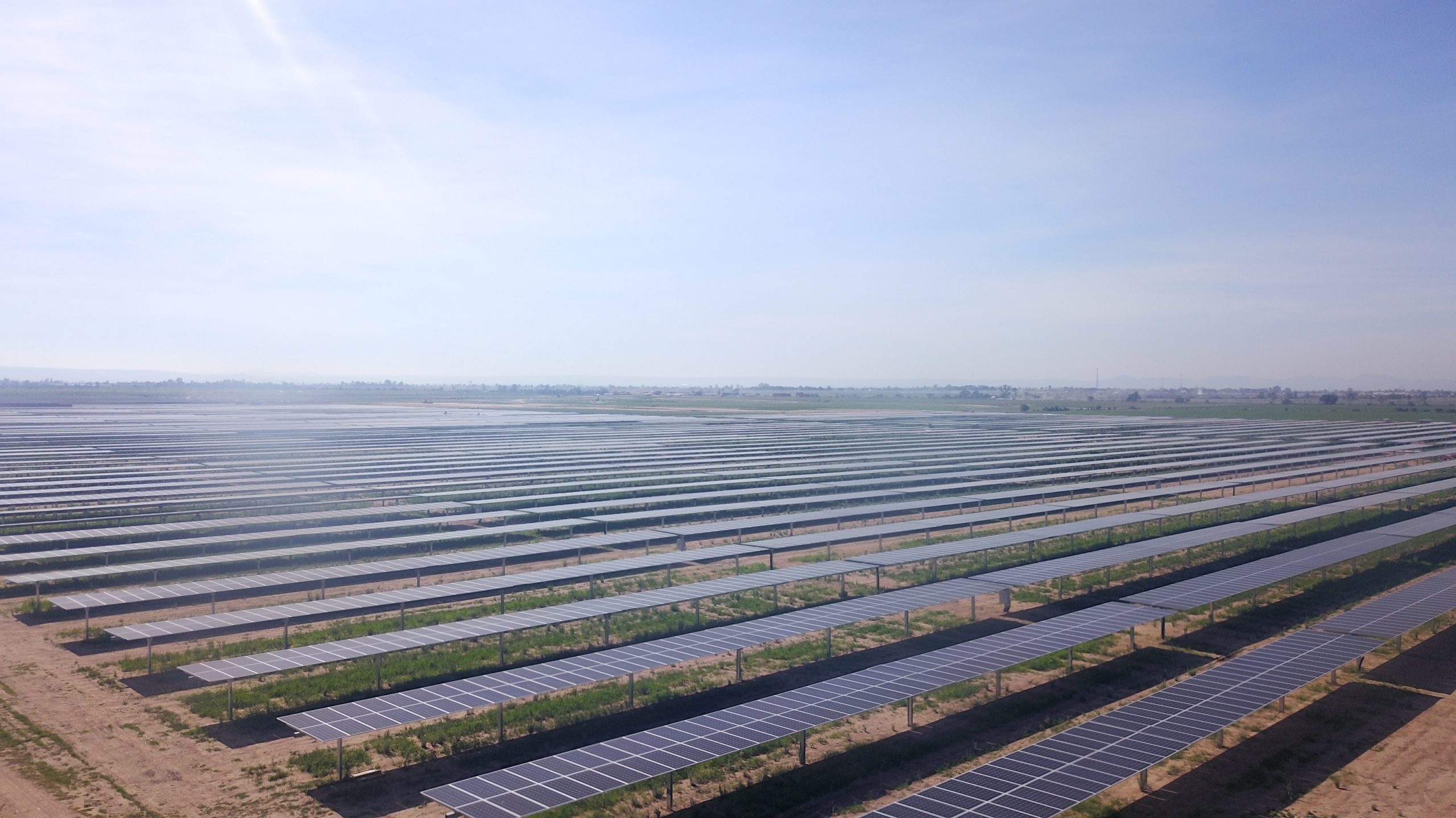 Seguidores solares para un proyecto fotovoltaico