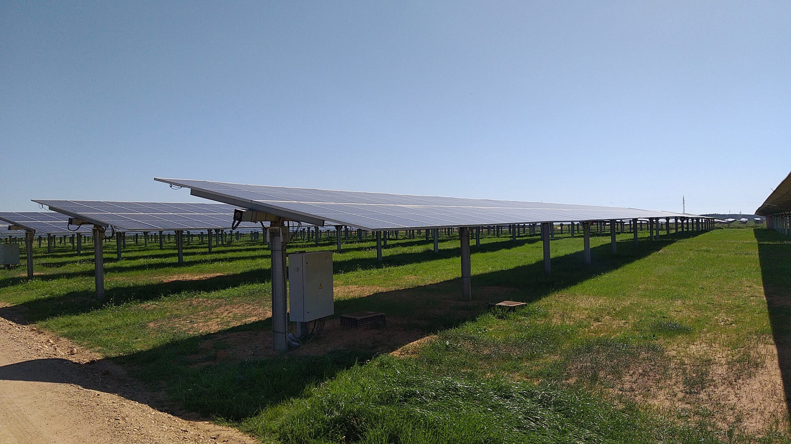 Seguidores solares de Soltec en un proyecto solar fotovoltaico